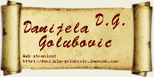 Danijela Golubović vizit kartica